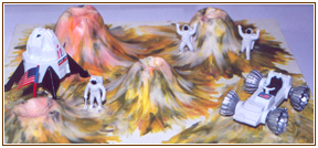 Maqueta de la Luna ESCUELA COSMOFISICA